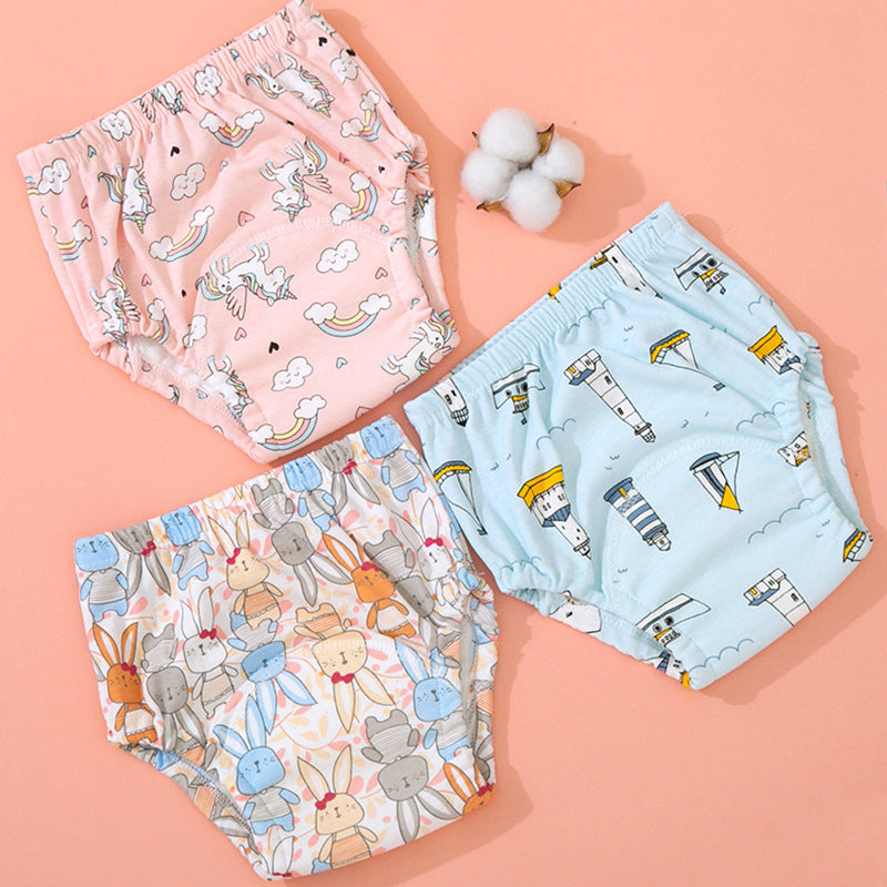 Toilet Training Pants with Diaper Separators and Pockets