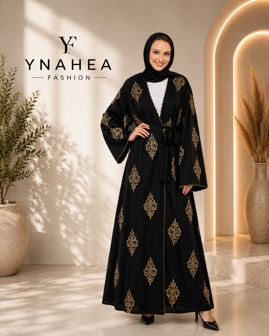 Embroidered Cardigan Robe