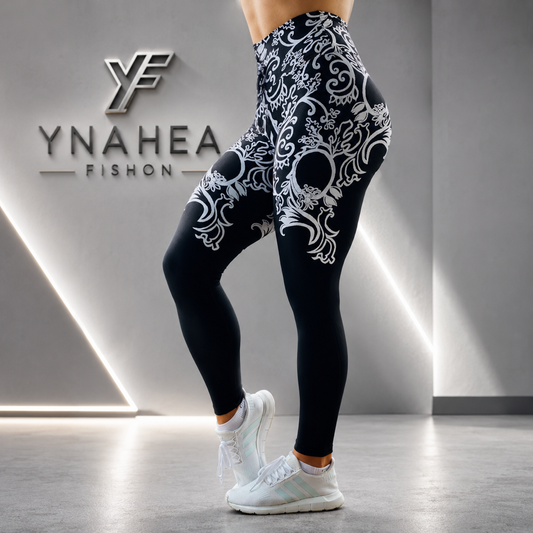 Printed Sports Leggings for Women - Stretch Yoga Pants