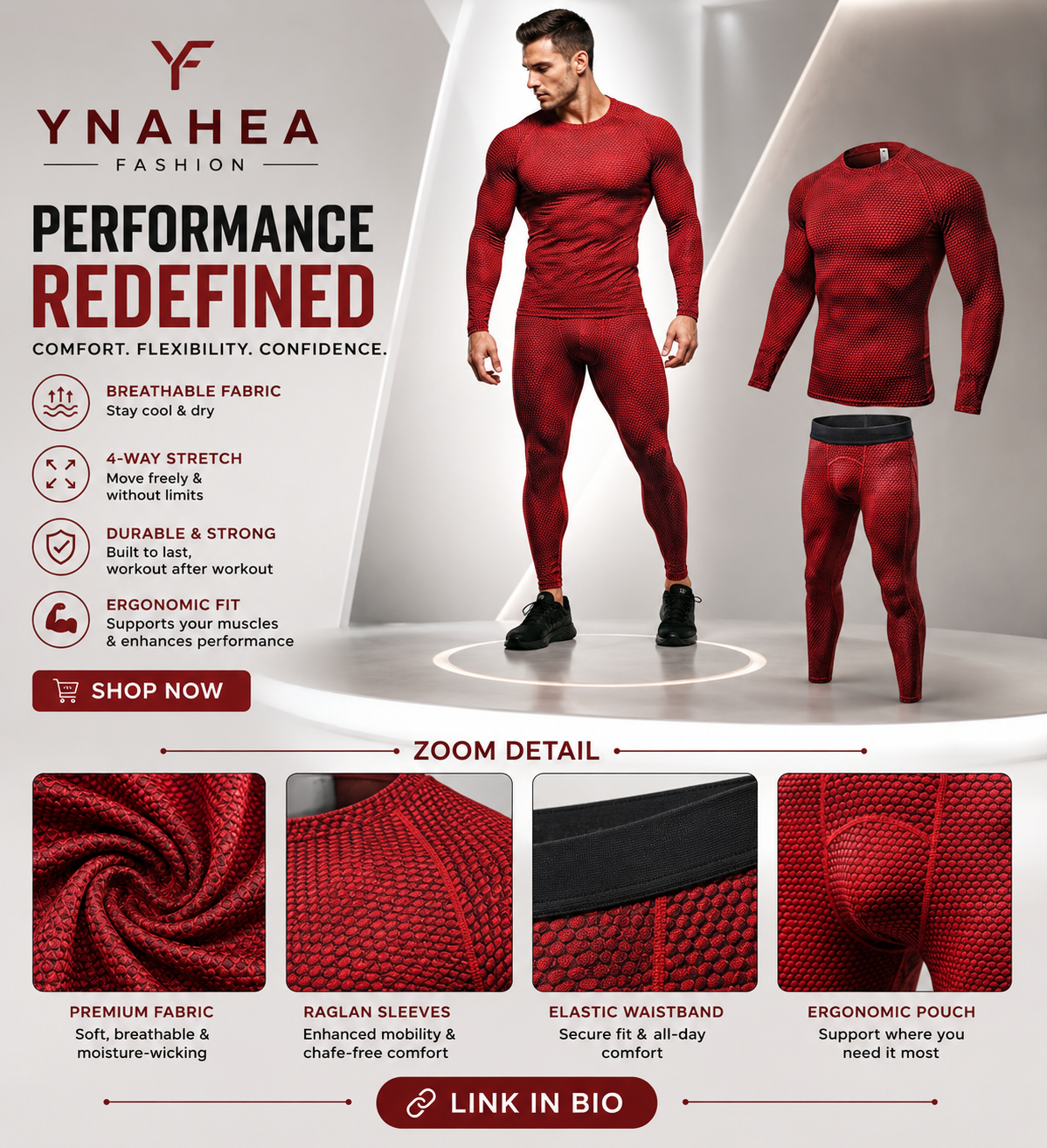 Compression Cool Dry Sports Tights for Active Wear