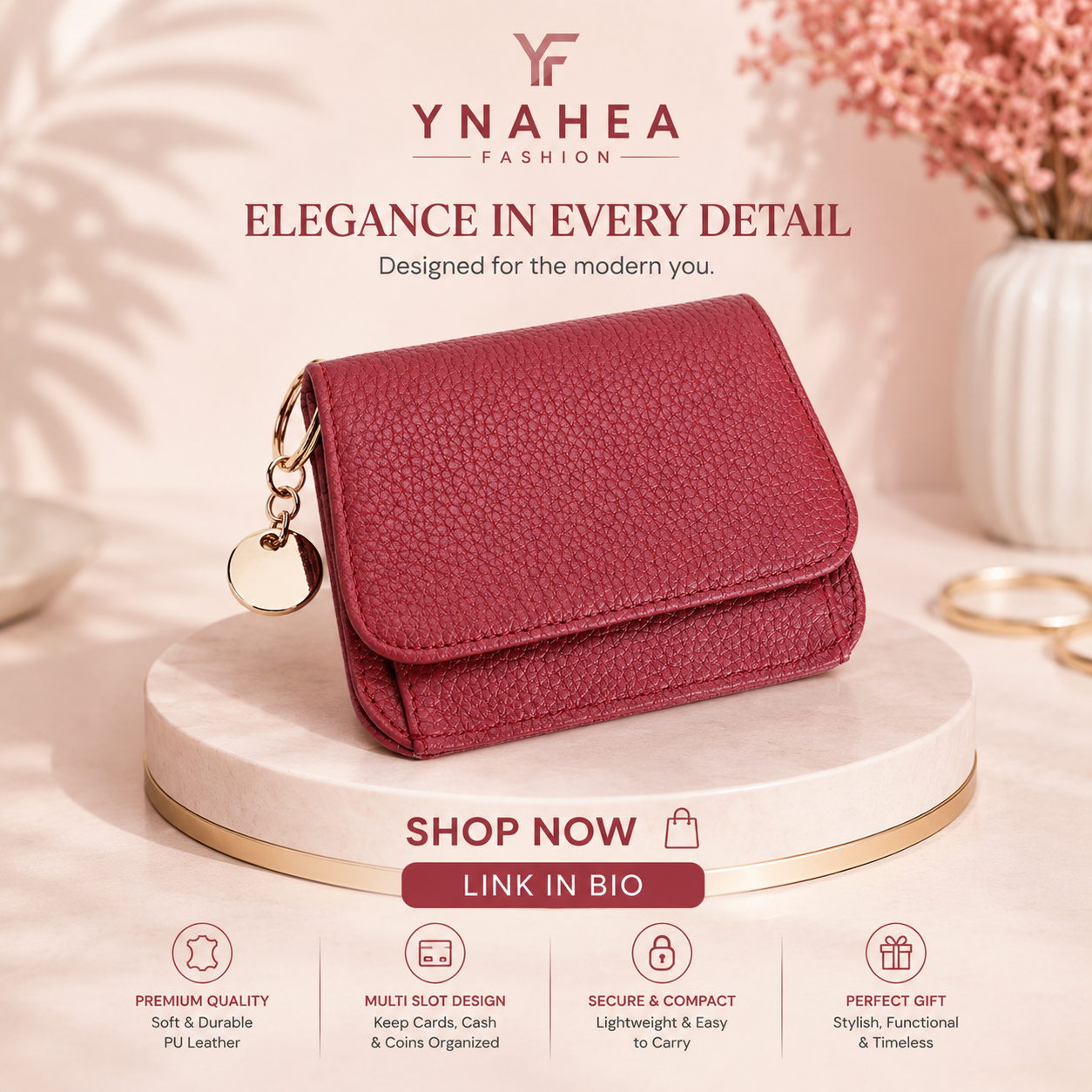Cute Cowhide Zipper Coin Purse for Fashion Lovers