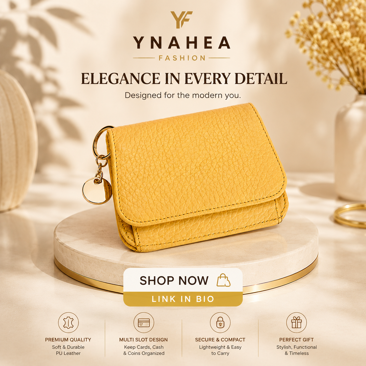 Cute Cowhide Zipper Coin Purse for Fashion Lovers